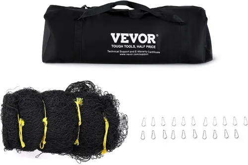 Miniatura 102 de VEVOR Jaula de bateo de béisbol, red profesional de entrenamiento de bateo de béisbol de sóftbol, resistente, resistente, cerrada, de polietileno