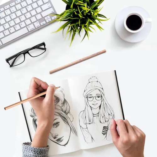 Miniatura 5 de Cuaderno de bocetos de arte mixto, 4 x 6 pulgadas, 100 hojas/200 páginas, 125 GSM, papel de dibujo beige sin ácidos, cuaderno de bocetos pequeño