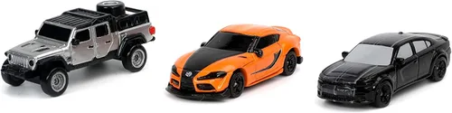 Miniatura 2 de Jada Toys Fast & Furious F9 1.65" Nano Paquete de 3 autos de fundición a presión, juguetes para niños y adultos (26098)