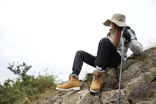 Miniatura 6 de COTTIMO Botas de invierno antideslizante con forro de piel para mujer