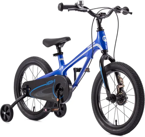 Miniatura 15 de RoyalBaby Bicicleta para niños, ligera de aleación de magnesio de 16/18 pulgadas, para niños y niñas de 4 a 9 años, ruedas de entrenamiento
