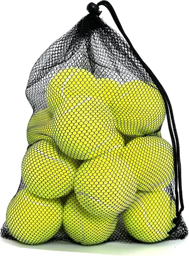 Miniatura 9 de Pelotas de tenis, paquete de 12 pelotas de tenis de práctica para principiantes, entrenamiento para jugar pelotas de tenis para perros, vienen