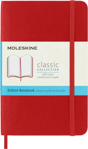 Miniatura 17 de Moleskine - Cuaderno clásico, tapa suave, grande (5 x 8.25 pulgadas), liso/en blanco, rojo escarlata, 192 páginas