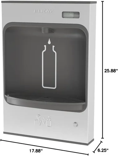 Miniatura 5 de Elkay Estación de llenado de botellas EZH2O mecánica de montaje en superficie EMASMB