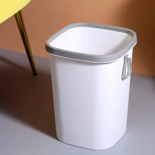 Miniatura 4 de Cabilock Cubo de basura pequeño ampliamente utilizado en cocina, baño, oficina, plástico fácil de usar