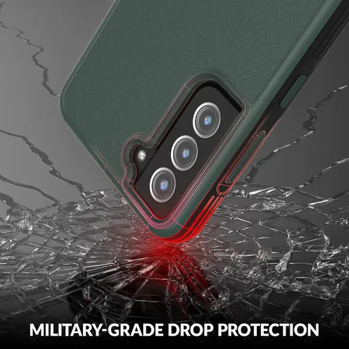 Miniatura 4 de Crave Slim Guard Para Galaxy S21 FE Caso, A Prueba De Golpes Para Samsung Galaxy S21 FE 5G (6.4 Pulgadas) - Verde Bosque