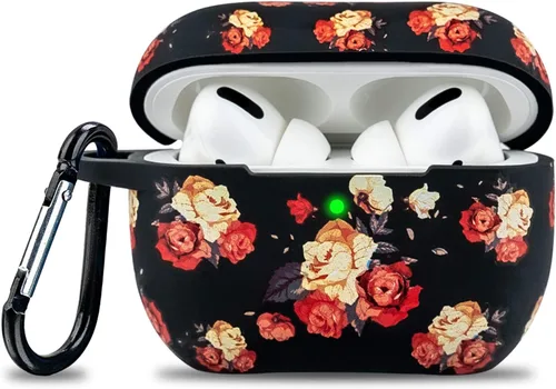 Funda de Airpod Pro de silicona suave - Funda de estuche de carga de LitoDream para AirPods Pro de Apple, lindo protector de estuche para mujeres