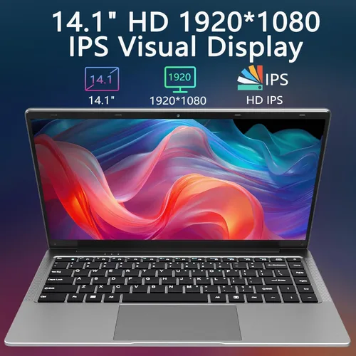 Miniatura 5 de Laptop FHD de 14.1 pulgadas, 8 GB DDR4 RAM, 256 GB SSD, computadora portátil con CPU Celeron N4020, computadora portátil Windows 11 Pro delgada