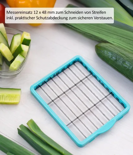 Miniatura 4 de Genius Nicer Dicer Chef - Juego de accesorios profesionales para cortador de verduras, 5 piezas, cortador de verduras, inserto de almacenamiento