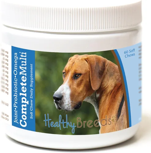 Miniatura 101 de Healthy Breeds Pug todo en uno multivitamínico suave masticable 60