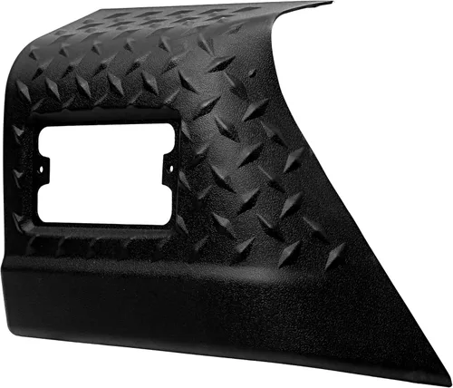 Miniatura 5 de KUAFU Guardabarros para chip de insectos, armadura frontal compatible con Jeep Wrangler TJ 1997-2006 Reemplazo para 11650.20 negro texturizado