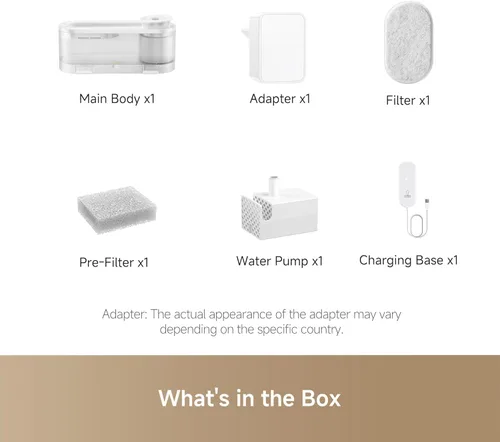 Miniatura 7 de MOVA WF10 Pro - Fuente de agua para mascotas, fuente de agua para gatos con bomba silenciosa y 3 modos de flujo de agua, dispensador de agua