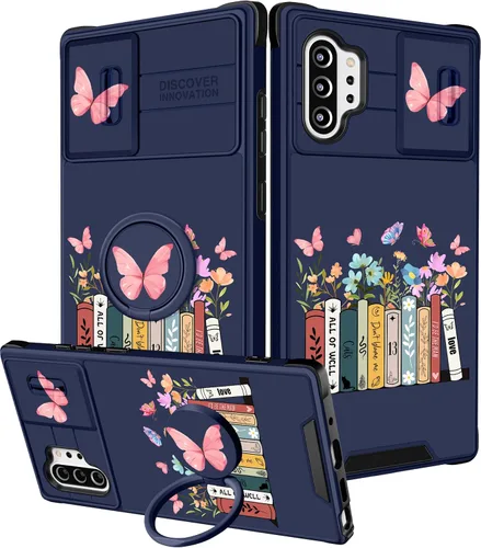 Miniatura 33 de Funermei Funda para teléfono Samsung Galaxy Note 10 Plus – Funda femenina bonita para niñas, diseño inspirador estético con funda para cámara