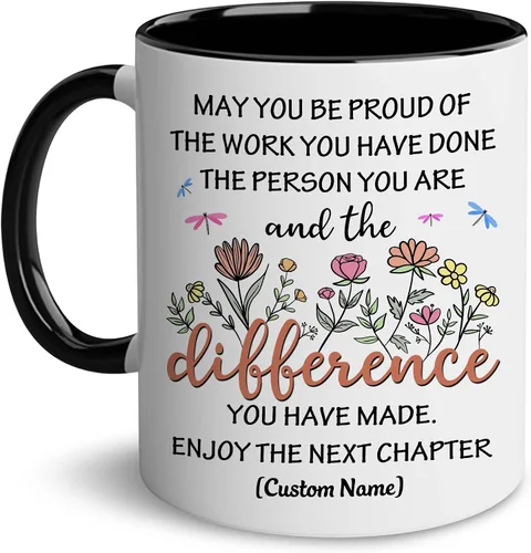 Miniatura 14 de WHIDOBE Taza de despedida personalizada de compañero de trabajo, taza de despedida personalizada de 11 onzas y 15 onzas para jefe, regalo