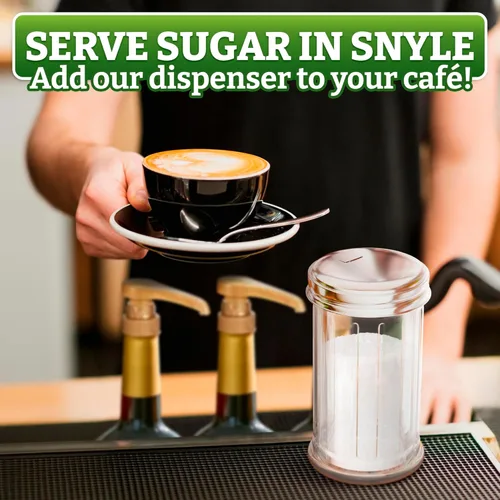 Miniatura 7 de Recipiente dispensador de azúcar de vidrio con tapa, recipientes de azúcar para encimera, juego de cocina, contenedor de café y azúcar