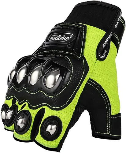 Miniatura 9 de Guantes de motocicleta Flujo de aire de acero nudillos pantalla táctil BMX MX ATV MTB Motocross Dirt Bike Racing Downhill guantes