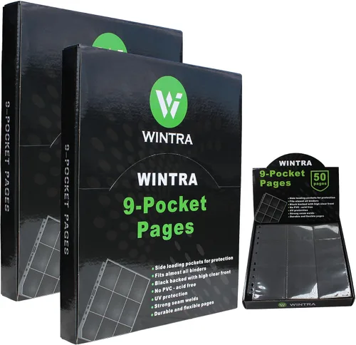 Miniatura 9 de Páginas superiores de 9 bolsillos de doble cara para tarjetas, 900 bolsillos de carga lateral para tarjetas, hojas protectoras de tarjetas