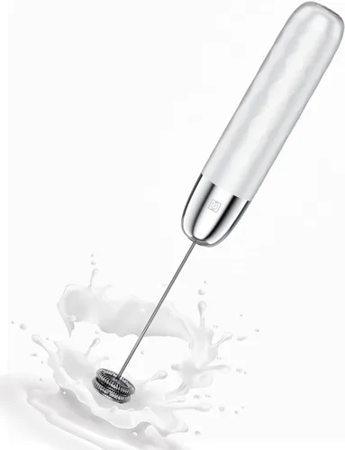 Miniatura 9 de Maestri House Espumador de Leche Recargable, LunaFro Mini Espumador Eléctrico de Mano Desmontable con Batidor de Acero Inoxidable Mezclador de Gris