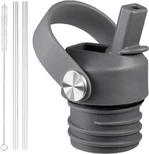 Miniatura 11 de Tapa de popote para Hydroflask, tapas con popote para Hydro Flask de boca estándar de 18, 21, 24 onzas, tapa deportiva de repuesto para tapa Alpine