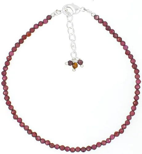 Miniatura 31 de TGH Pulsera de cuentas naturales con piedras preciosas microfacetadas, joyería para ella, cristales curativos energéticos de piedra natal, cadena