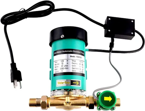Miniatura 10 de Bomba de refuerzo de presión de agua automática Shyliyu Máx.H 49 pies Máx.Flujo 7 GPM Bomba de refuerzo para ducha Bomba circuladora de agua Bomba