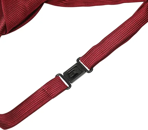 Miniatura 6 de Kajeer Corbata ajustable para niños y niños, tejida preatada para niños, uniformes formales de boda, graduación, escuela