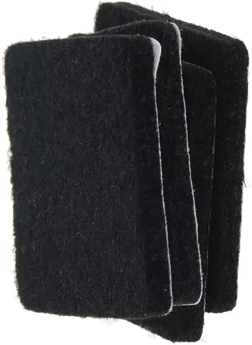 Miniatura 20 de 48 almohadillas de fieltro para muebles, almohadillas cuadradas de 0.63 pulgadas, protectores de suelo autoadhesivos antiarañazos para pies