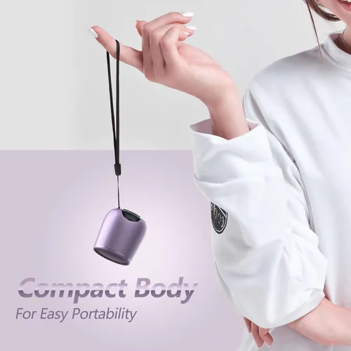 Miniatura 6 de INSMY C17-MAX, Altavoz Bluetooth Pequeño Impermeable, Audio Rico, Emparejamiento, Portátil, de Mano, Púrpura