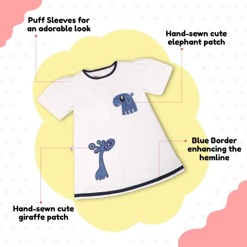 Miniatura 5 de MHYSA Ropa de bebé niña, 100% algodón Khadi bordado ropa, vestido de algodón estampado de bloque a mano, ropa para bebés y niños pequeños