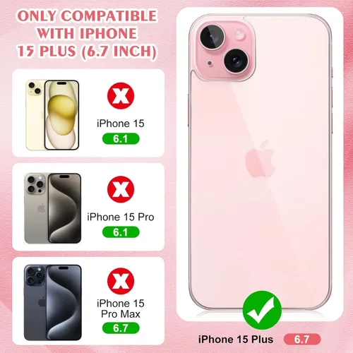 Miniatura 6 de Protector de pantalla trasera para iPhone 15 Plus [2 unidades], 15 Plus Protector de vidrio trasero anti-huellas dactilares/arañazos ultra delgado