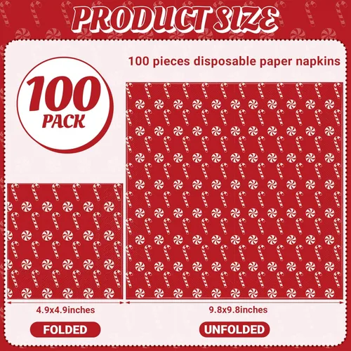 Miniatura 2 de Honoson Servilletas de Papel Desechables para Cóctel Servilletas para Invitados Servilletas de Bebidas y Cena Toalla de Mano para Suministros