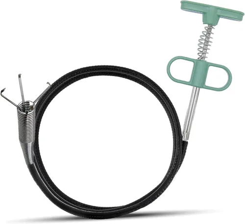 Miniatura 9 de Removedor de obstrucciones de drenaje de pelo de serpiente de drenaje de 61 pulgadas con 4 garras flexible manguera recogida herramienta de ayuda