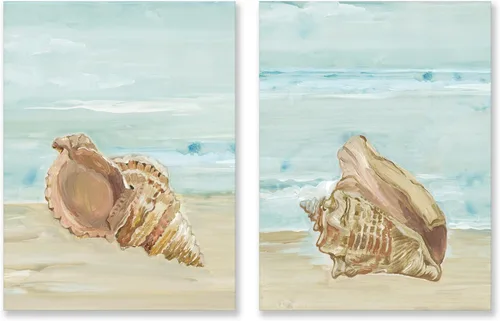 Miniatura 33 de Arte de Lienzo de Pulpo para Pared Pintura Temática de Vida Oceánica Imagen de Animal Marino Azul y Dorado Obra de Arte Costera Imagen de Pulpo