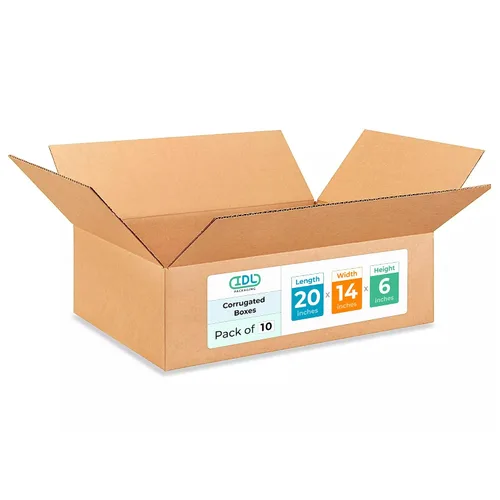 Miniatura 91 de IDL Packaging Paquete de 5 cajas de envío altas de 8 x 8 x 48 pulgadas, extra resistentes de 200 libras frente a caja regular, cajas de mudanza