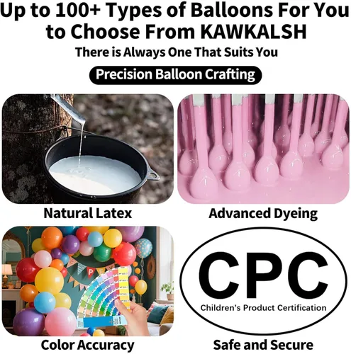 Miniatura 2 de Kit de arco de globos de color rosa claro, 111 piezas de globos de látex de 18, 12 y 5 pulgadas, guirnalda de globos de fiesta para cumpleaños, baby