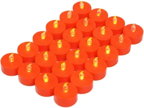 Miniatura 10 de Tappovaly Velas de té LED que funcionan con pilas: lámpara votiva sin llama, realista y brillante, parpadeante, de larga duración, 200 horas