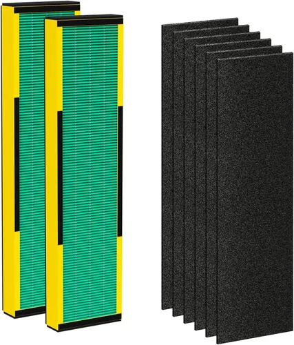 Miniatura 10 de 2 Pack Filtro HEPA para Eliminación de Humo Compatible con GermGuardian Air Puri-fier AC4825 AC4300 AC4800 AC4900 AC4850, Filtro de Reemplazo