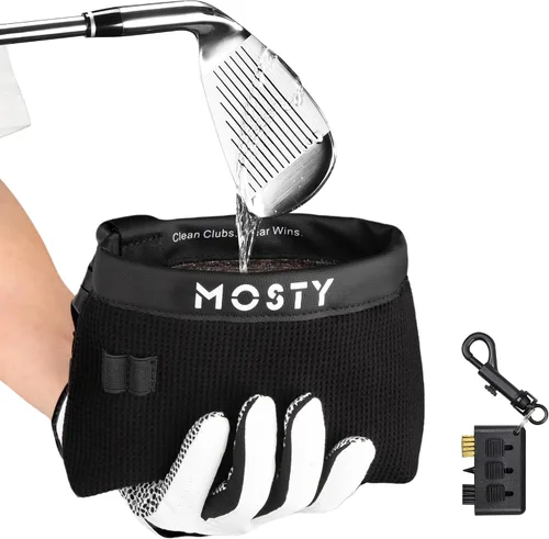 Miniatura 8 de MOSTY Golf Club & Ball Cleaner Bag,Durable Golf Club Cleaning Kit and Ball Washer Pouch,Club Cleaner for Golf Bag, Golf Gifts for Men Women Golfers