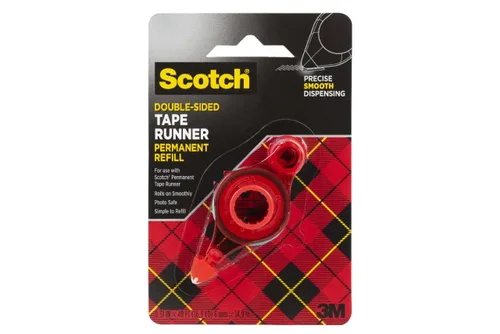 Miniatura 8 de Scotch Recambio Permanente de Cinta Adhesiva de Doble Cara con Aplicador, Seguro para Fotos, 0.31 x 49 Pies (6055-R) (Paquete de 2)