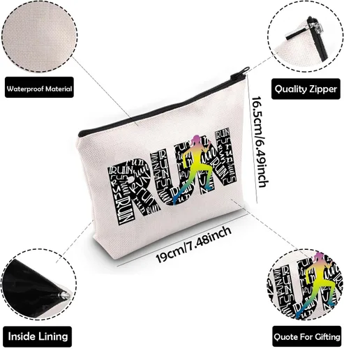 Miniatura 3 de ZJXHPO Running Lover - Kit de supervivencia para corredor, bolsa de cosméticos para amantes de la maratón, regalo inspirado en el equipo de correr