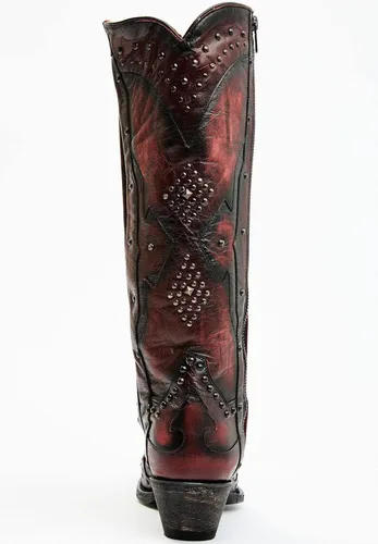 Miniatura 5 de Dan Post Daredevil Western Botas para mujer, punta corta roja, talla 8 M de EE. UU, Rojo