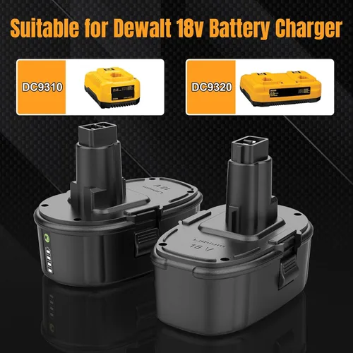 Miniatura 8 de Paquete de 2 baterías de iones de litio de 18 V 7.0 Ah de repuesto para batería Dewalt 18V XRP DC9096 DC9098 DC9099 DE9039 DE9095 DE9096 DE9098