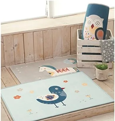 Miniatura 4 de Alfombra Milo Superfine Fibres NAVY OWL, alfombra de área/baño, decoración coreana, estilo coreano