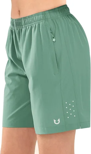 Miniatura 7 de NORTHYARD Pantalones cortos deportivos de senderismo para mujer, de secado rápido, ligeros, para gimnasio, entrenamiento, con 3 bolsillos