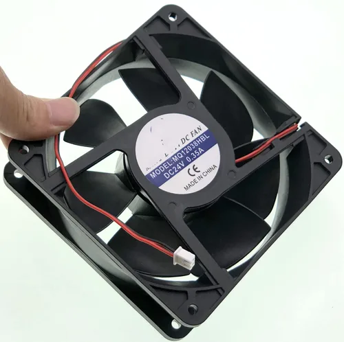 Miniatura 3 de para MQ12038HBL DC24V 0.35A 12CM Ventilador de enfriamiento DC Ventilador AXIAL Ventilador de enfriamiento silencioso 2-Pin 2-Wire