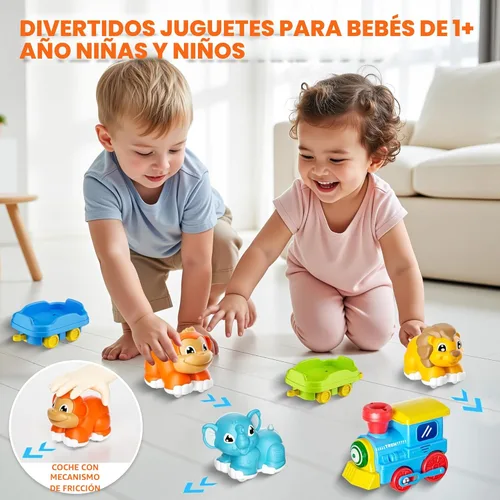Miniatura 2 de Juego de tren para niños pequeños con vapor, música y luces - Juguete de tren eléctrico para niños con accesorios de vías, incluye 3 vagones