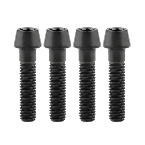 Miniatura 7 de Tornillos de titanio Ti M8 x15 20 25 30 35 40 45 50 60 2.756 in 0.049 in de paso hexagonal Allen Tornillos de cabeza hueca paquete de 4