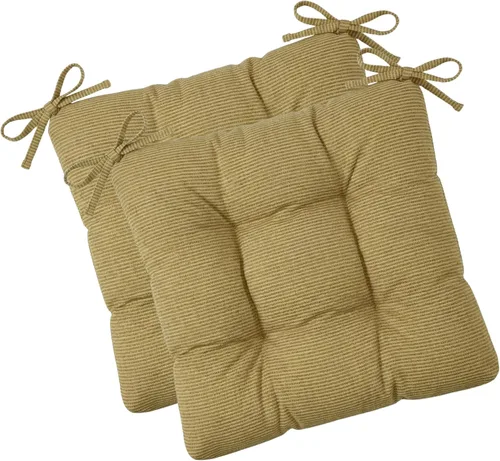 Miniatura 41 de RSH DECOR Juego de 2 cojines de asiento para silla de comedor para interiores y exteriores, 16 x 16 x 2 pulgadas, color a elegir