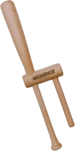 Miniatura 5 de Bate de entrenamiento de secuencia deportiva sin errores, entrenador de béisbol de dos manos para control de swing y barril, ideal para jugadores
