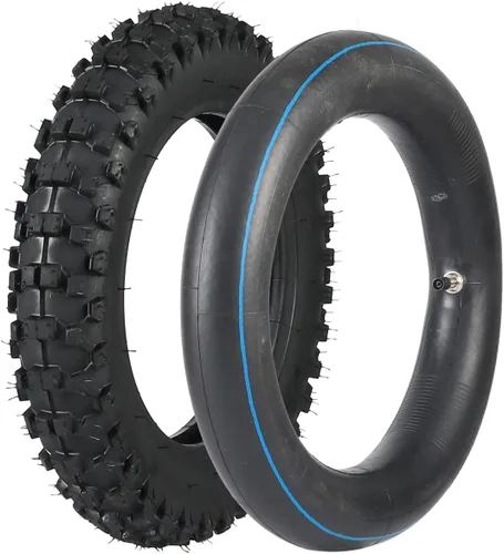 Miniatura 2 de Combo Knobby Neumático con tubo interior 3.00-10 (80/100-10) delantero o trasero Trail Off Road Mini Trail Dirt Pit Bike Motocross Razor 50cc-125cc